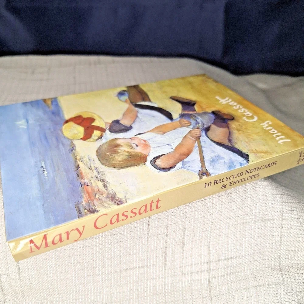 Mary Cassatt Julia Bell 10‎ Notecards Set Children on Beach, Mother Combing Hair